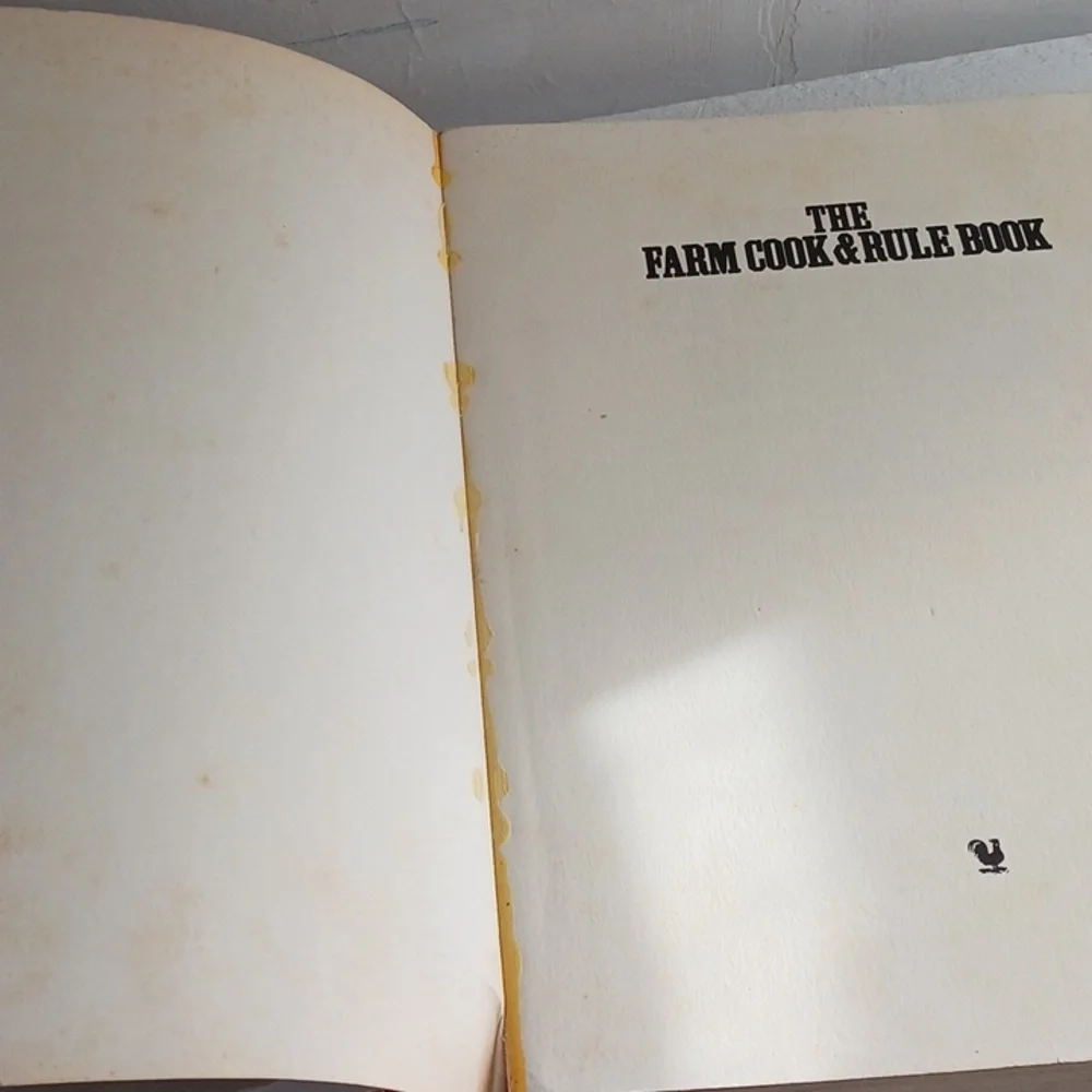 The Farm Cook & Rule Book (Paperback 1976)